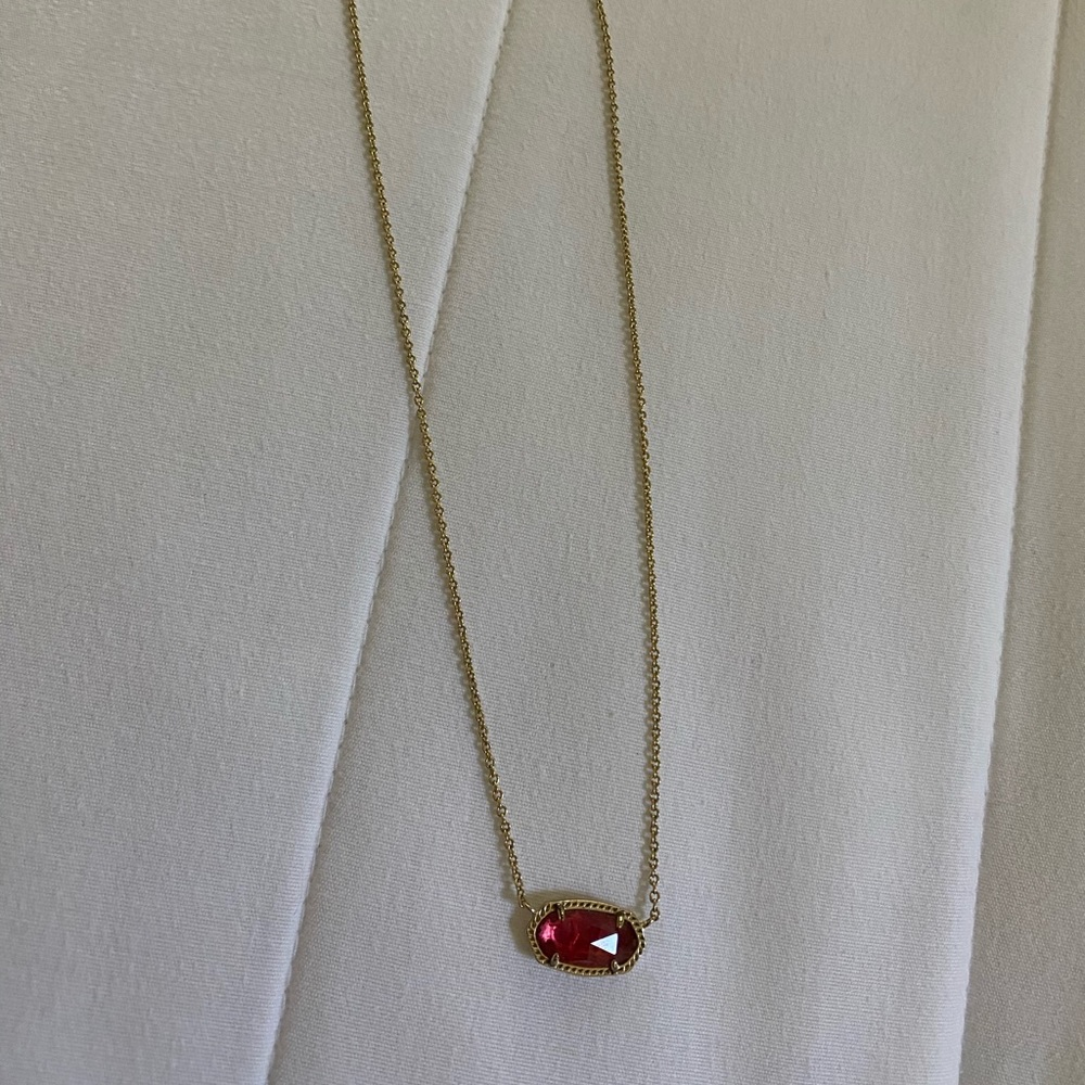 Kendra Scott Ruby Necklace